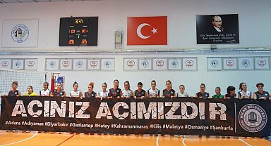 Taraftarlar bu kez afetzede kadınlar için buluştu