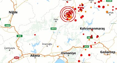 Adana'da deprem