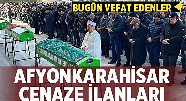 Afyon'da İki Kişinin Cenaze Duyurusu Yayınlandı