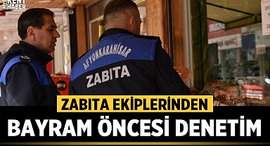 Afyonkarahisar Belediyesi Ramazan Bayramı öncesi tatlıcılar ve fırınları denetledi