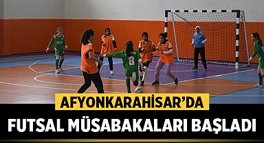 Afyonkarahisar'da Futsal Küçük Erkekler Müsabakaları Başladı