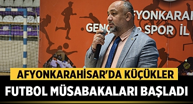 Afyonkarahisar'da Küçükler Futbol Müsabakaları Başladı