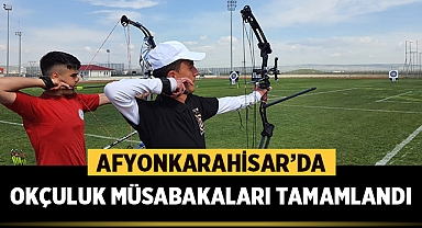 Afyonkarahisar'da okçuluk müsabakaları tamamlandı