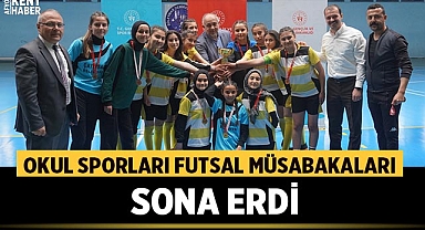 Afyonkarahisar'da Okul Sporları Futsal Müsabakaları sona erdi