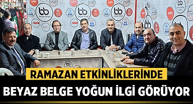 Afyonkarahisar'da Ramazan etkinliklerinde Beyaz Belge stantı yoğun ilgi görüyor