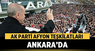 Afyonkarahisar'dan yüzlerce Ak partili Ankara'ya gitti