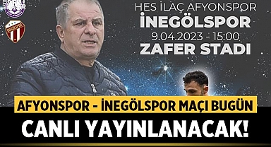 Afyonspor - İnegölspor Maçı canlı izle