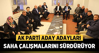 AK Parti Afyonkarahisar Milletvekili Aday Adayları Saha Çalışmalarını Sürdürüyor