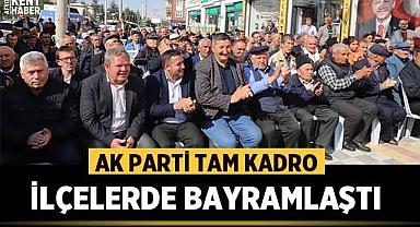 AK Parti Afyonkarahisar teşkilatları ilçelerde bayramlaştı
