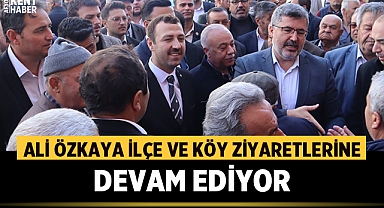 AK Parti Milletvekili Ali Özkaya Afyonkarahisar'da ilçe ve köy ziyaretlerine devam ediyor