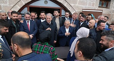 Bakan Akar ve Başkan Büyükkılıç, İncesu ve Yeşilhisar ilçelerini ziyaret etti