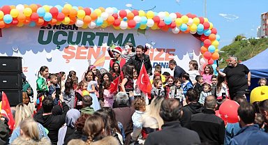 Bandırma'da uçurtmalar yüzleri güldürdü