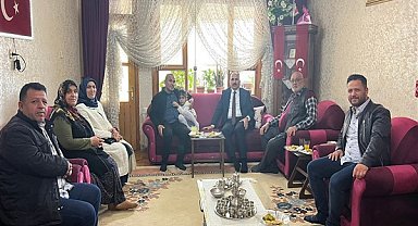 Başkan Altay, Ramazan Bayramı’nda şehit ve gazi ailelerini ziyaret etti