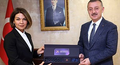 Başkan Büyükakın, Azeri Başkonsolosu'nu konuk etti