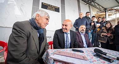 Başkan Soyer, Kiraz'ın Dokuzlar köyünü ziyaret etti