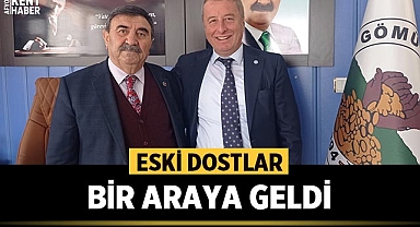 Başkan Tekin, Hakan Şeref Olgun'u böyle karşıladı: Eskimeyen Dostum!