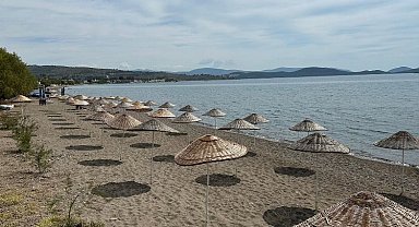Bodrum plajları yaza hazırlanıyor