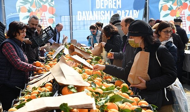 Depremzede üreticiye Kadıköy morali