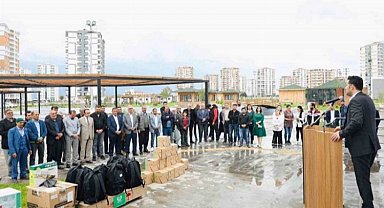 Diyarbakır'da besicilere ekipman desteği