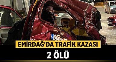 Emirdağ'da TIR ve hafif ticari araç çarpıştı: 2 ölü