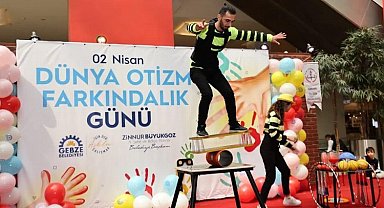 Gebze'de 'otizm' farkındalığı
