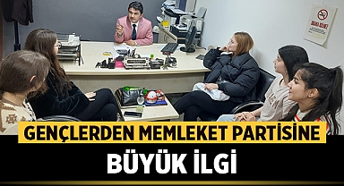 Gençlerden Memleket Partisine Büyük İlgi