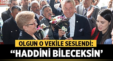 Hakan Şeref Olgun, o vekile seslendi: Haddini Bileceksin! 