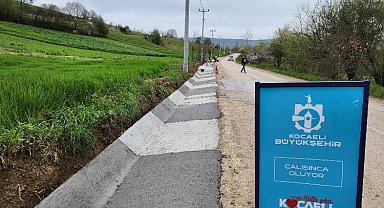 İzmit ve Kandıra'da yoğun üstyapı çalışmaları