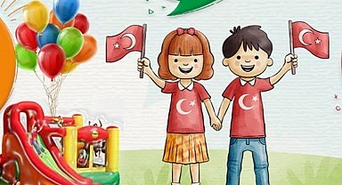 İzmit'te çocuklara çifte bayram coşkusu