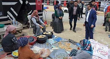 Kaymakam Yılmaz'dan çadır kentlere bayram ziyareti