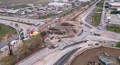 Konya'da Sedirler Köprülü Kavşağı'na temel