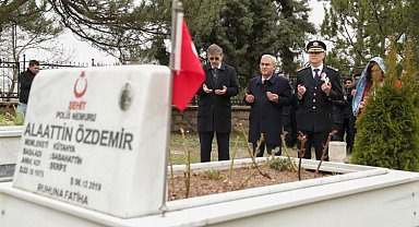 Kütaya'da Polis ve Hava Şehitleri unutulmadı