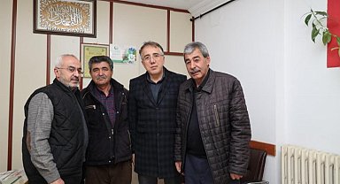Mehmet Savran'dan cami esnafına ziyaret