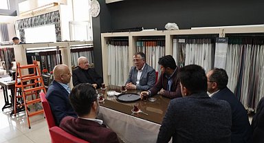 Mehmet Savran'dan esnaf ziyareti