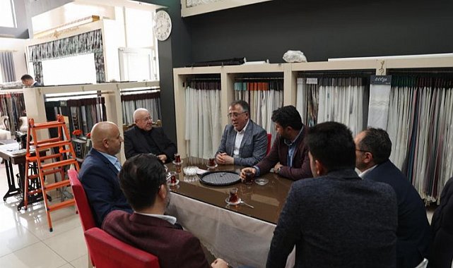 Mehmet Savran'dan esnaf ziyareti