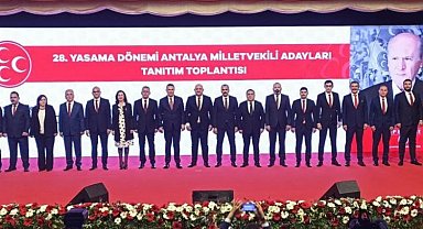 MHP Antalya milletvekili adayları tanıtıldı