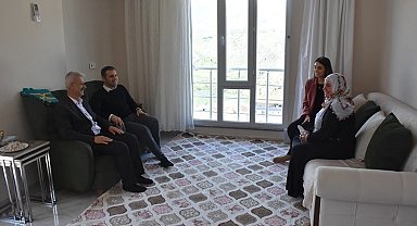 Sason Kaymakamı'ndan şehit ailesine ziyaret