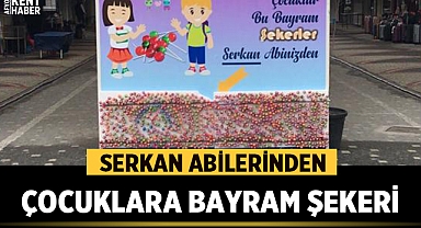 Serkan Abilerinden Çocuklara Bayram Şekeri