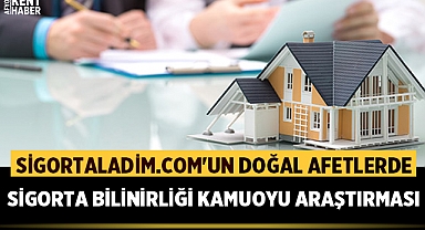 Sigortaladim.com Doğal Afetlerde Sigorta Bilinirliği Kamuoyu Araştırması