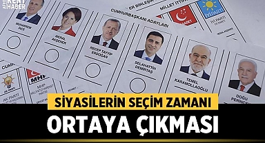 Siyasilerin seçim zamanı ortaya çıkması