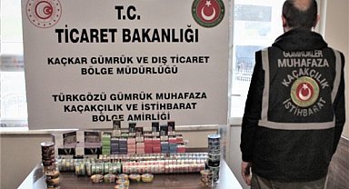 Türkgözü Gümrük Kapısı’nda kaçak tütün mamulleri operasyonu