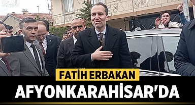 Yeniden Refah Partisi Genel Başkanı Fatih Erbakan Afyonkarahisar'da
