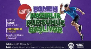 Afyonkarahisar Belediyesi, Ücretsiz POMEM Hazırlık Kursu Kayıtlarını Başlattı