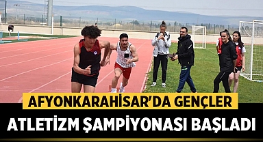 Afyonkarahisar'da Gençler Atletizm Şampiyonası Başladı