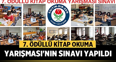 Afyonkarahisar'da Kitap Okuma Yarışması'nın Sınavı Yapıldı
