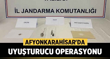 Afyonkarahisar'da Uyuşturucu ve Kullanma Aparatı Ele Geçirildi