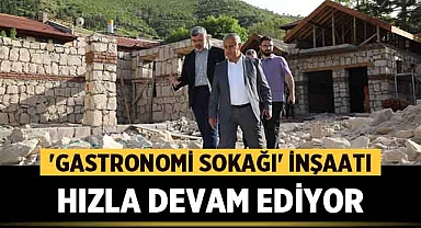 Afyonkarahisar'ın 'Gastronomi Sokağı' İnşaatı Hızla Devam Ediyor