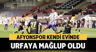 Afyonspor, Şanlıurfaspor'a 3-2 mağlup oldu