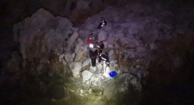Alanya Kalesi'nde Yaralanan Şahsın Kurtarılması