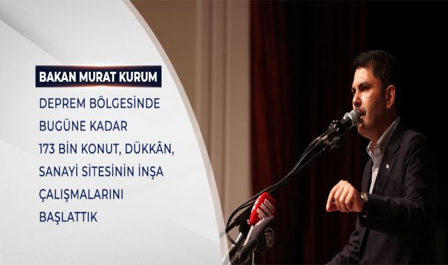 Bakan Kurum, Pendik'te Konuştu ve Dönüşüm Çalışmalarını Anlattı